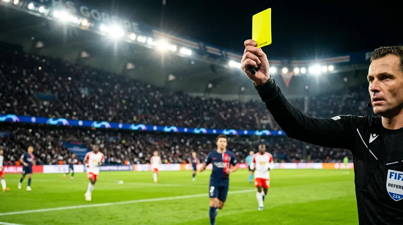 Estadísticas de tarjetas amarillas y rojas por árbitro para apuestas en partidos de fútbol